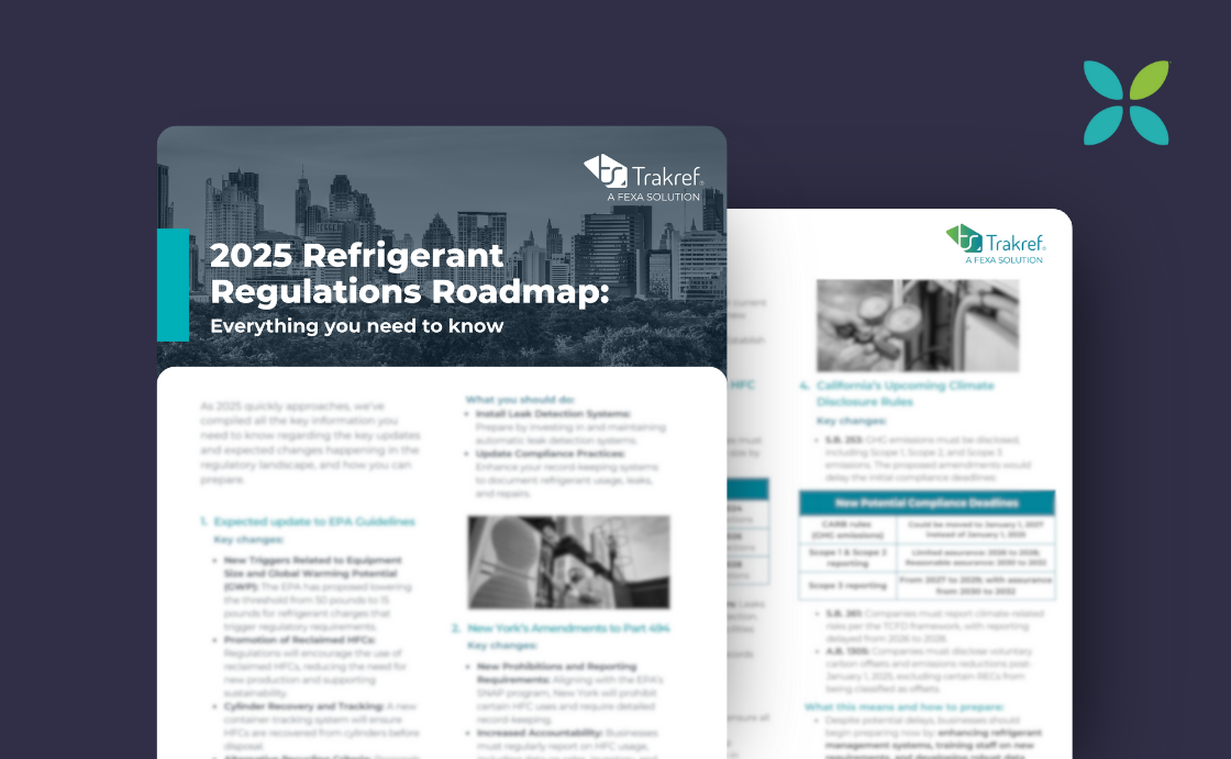 2025 Refrigerant Regulations Roadmap