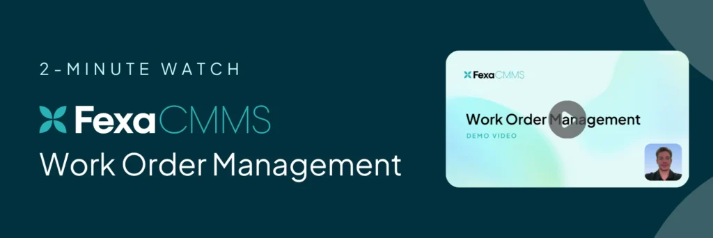 CMMS Work Order Management