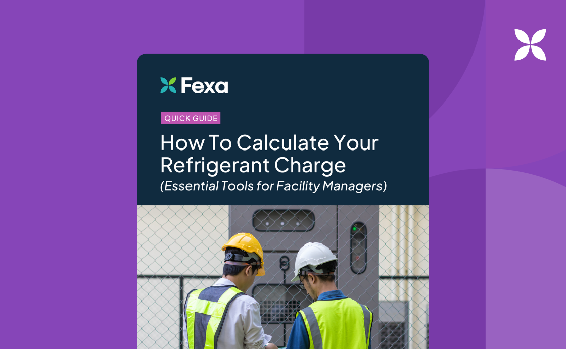 How to calculate refrigerant charge photo with purple background