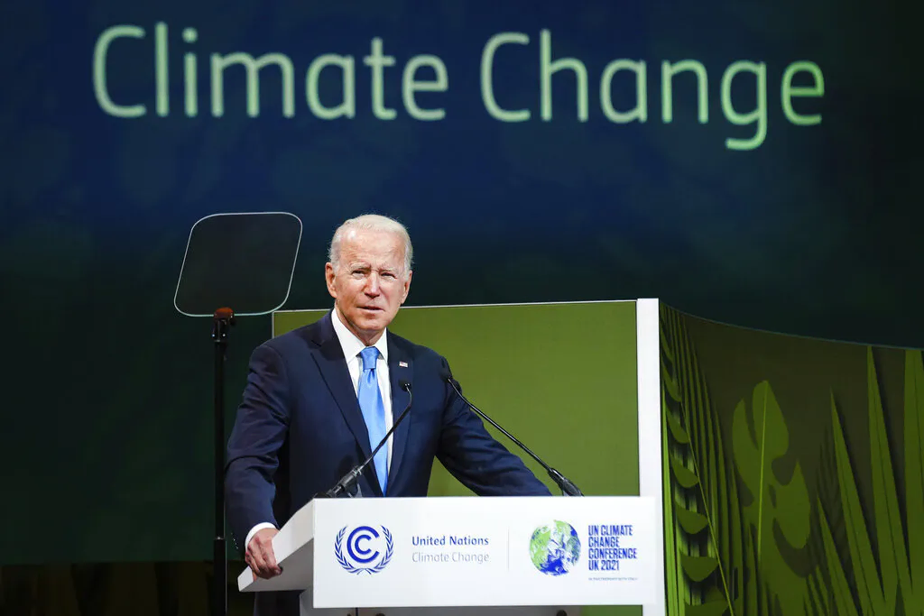 Joe Biden at a podium