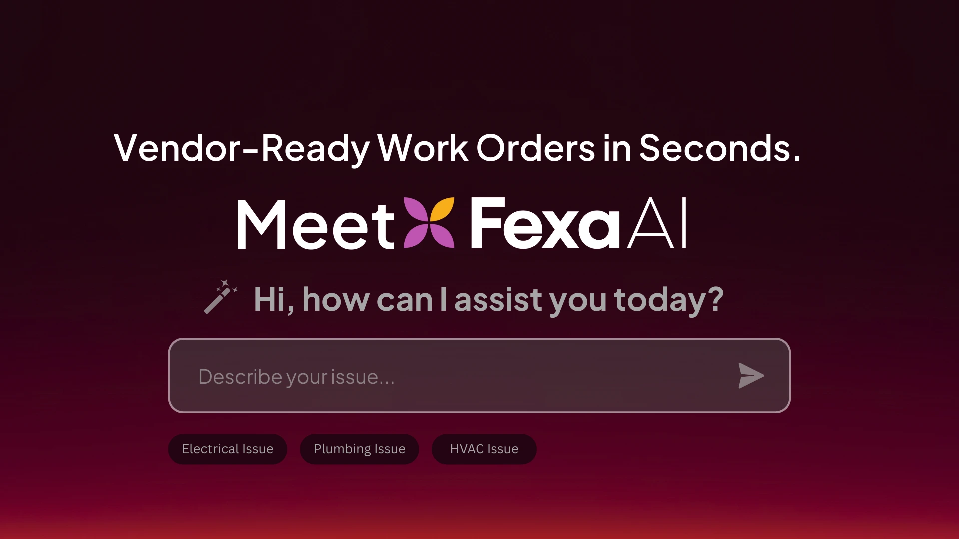 FexaAI Work Order Agent